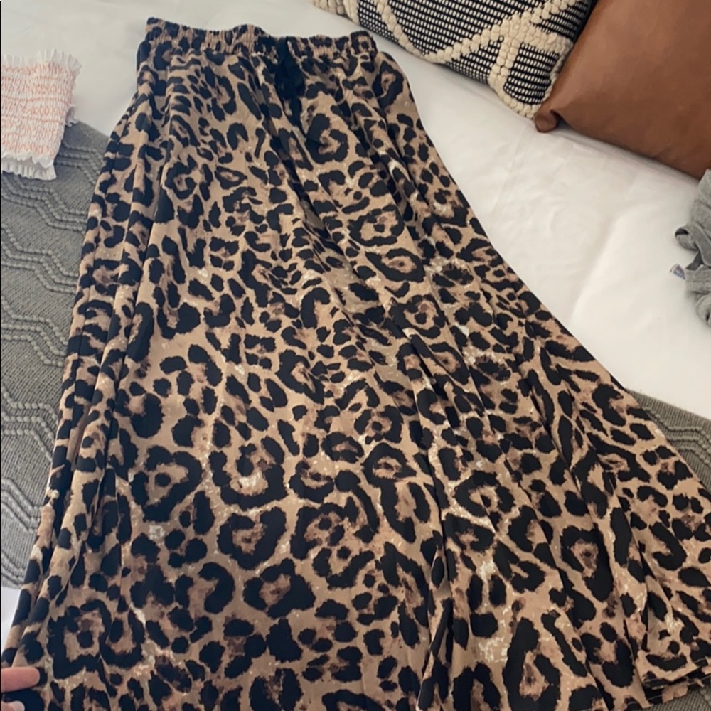 Leopard Maxi Skirt